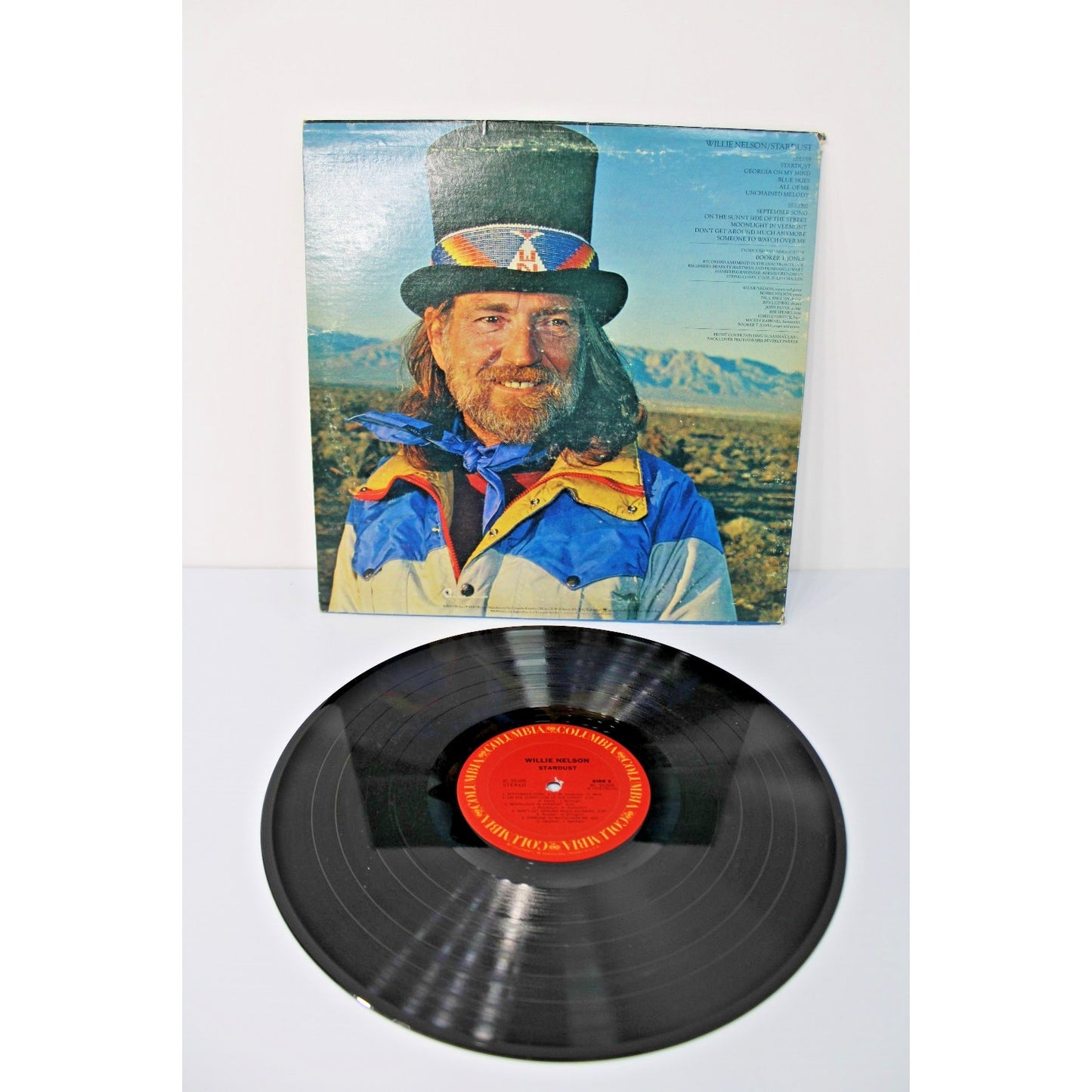 Willie Nelson- Stardust, 1978 Columbia JC 35305, Booker T. Jones, Jody Payne VG+