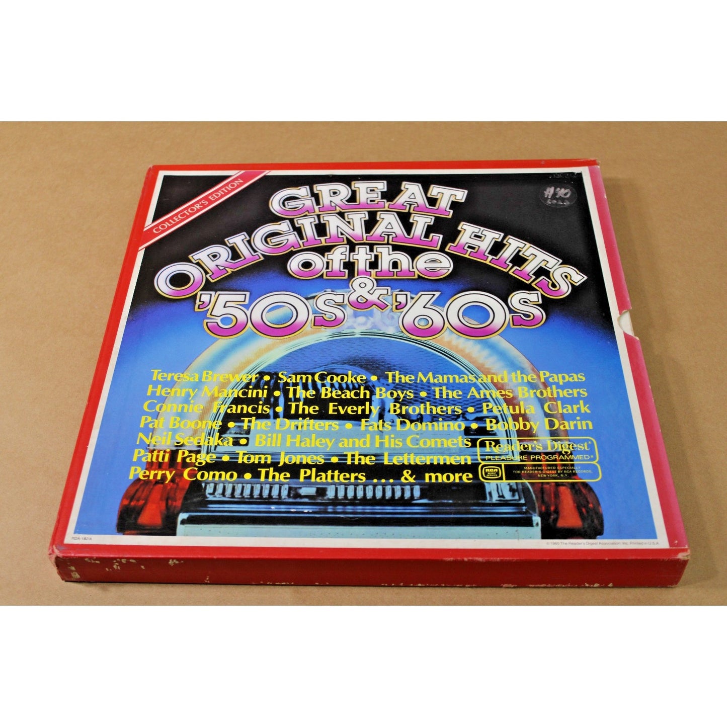 Great Original Hits of the 50s & 60s-7 LPs Reader's Digest Collector's Ed. 1985