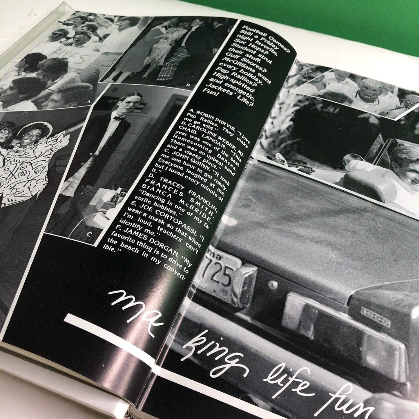 1985 - 1986 McGill Toolen High School Yearbook VESPIDAE Mobile Alabama AL