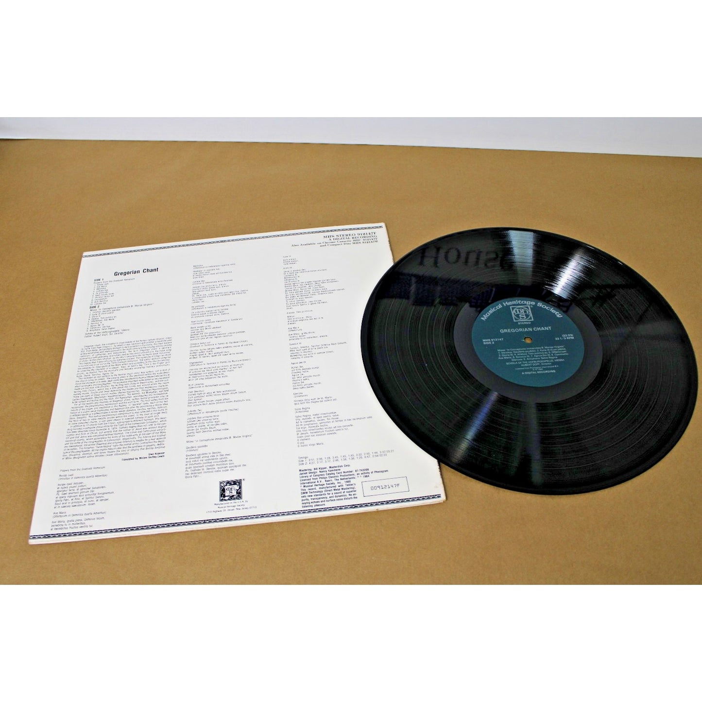 NM+ The Benedictine Monks Of Santo Domingo De Silos Gregorian Chant Albums