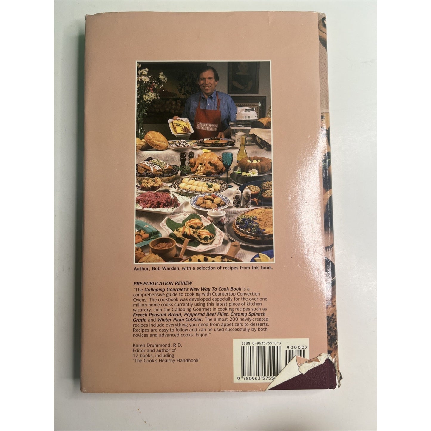 Galloping Gourmet's New Way to Cook Book by Bob Warden 1993 HC DJ Recipes