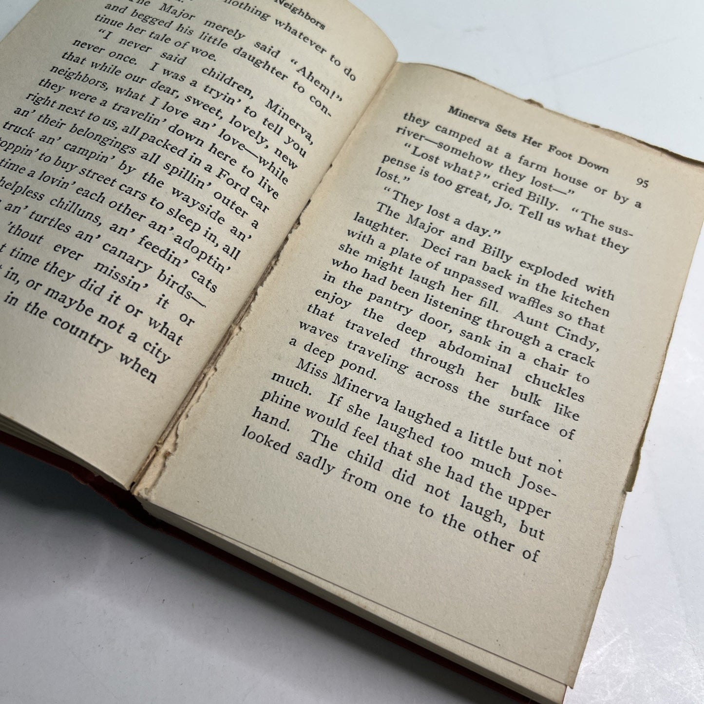 1929 MISS MINERVA'S NEIGHBORS by Emma Speed Sampson 1st Edition HC Illustrated