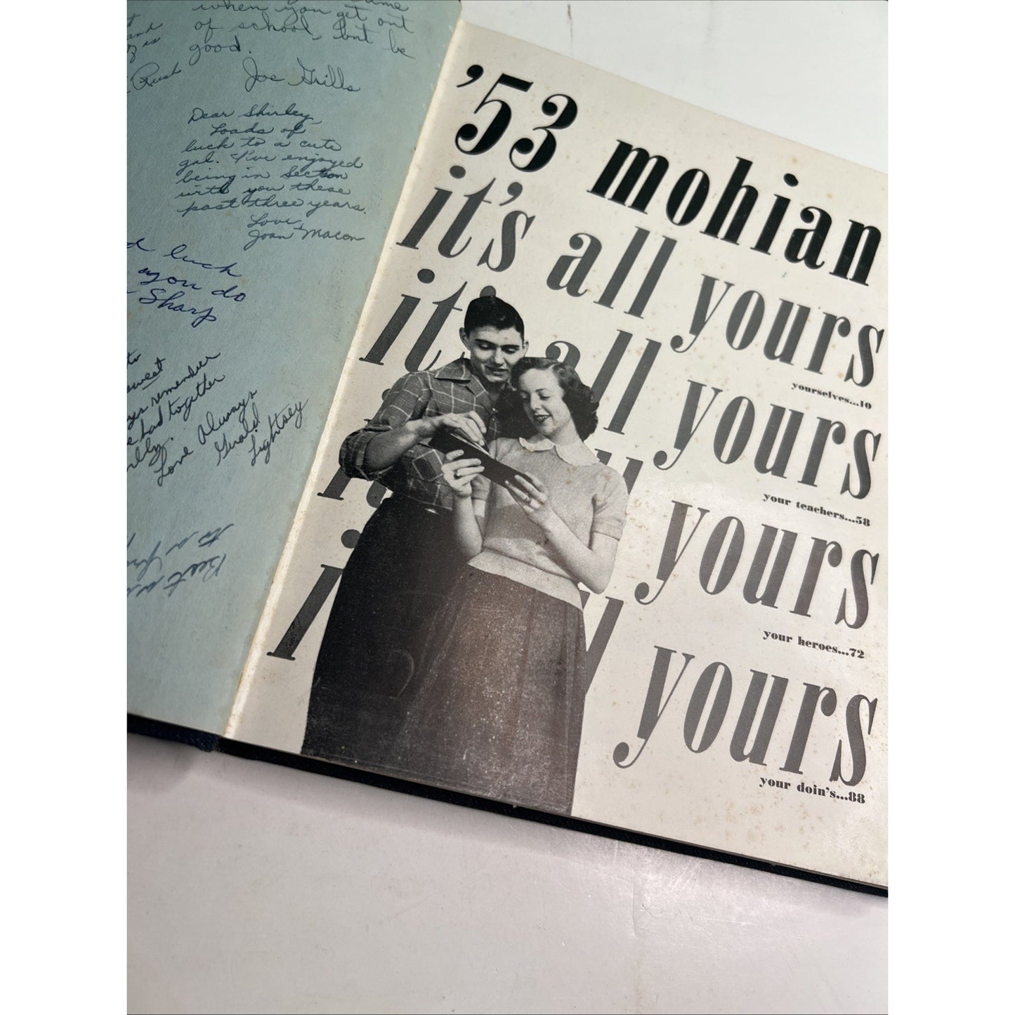 1953 Mohian Murphy High School Yearbook Mobile AL Alabama