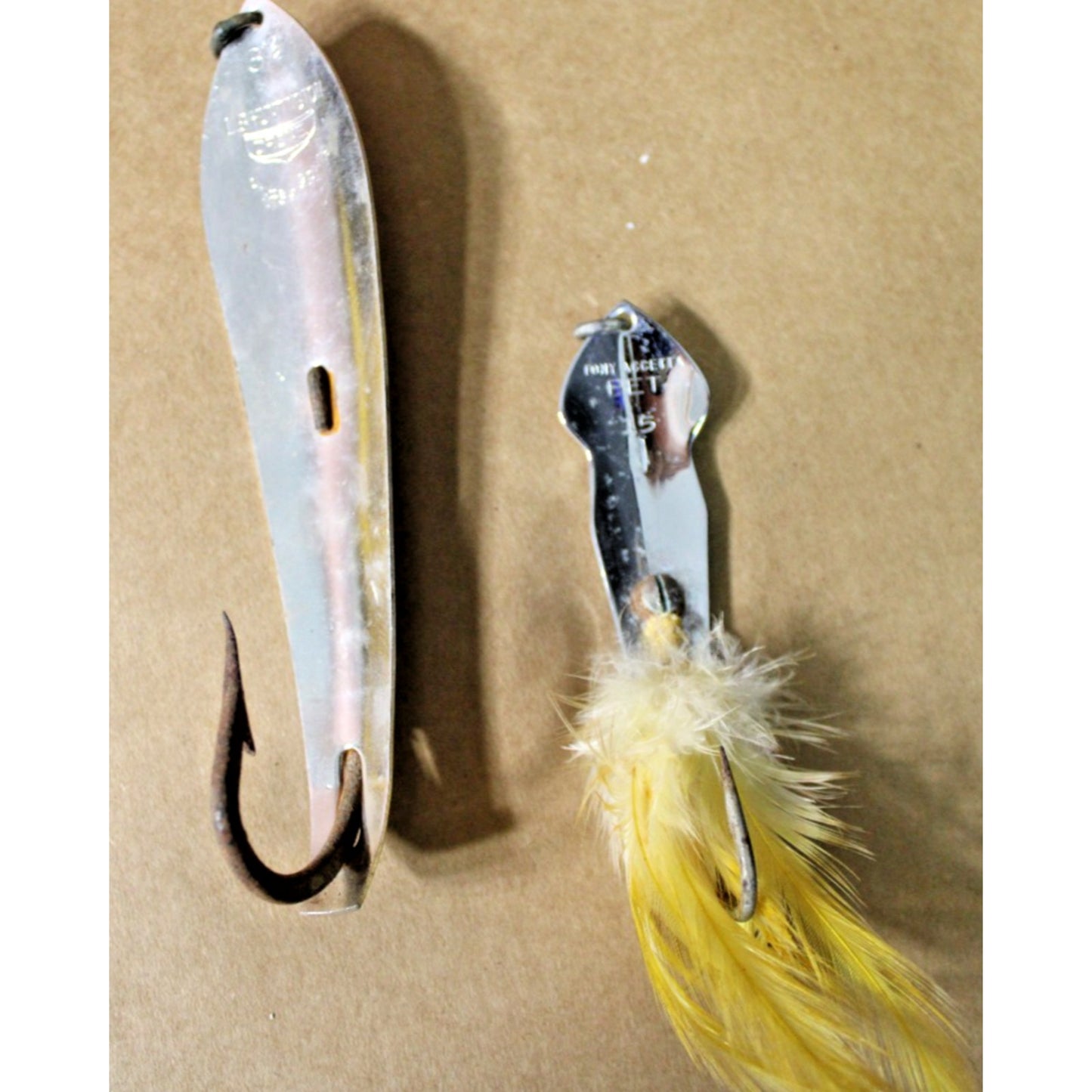 Lot Of Vintage Saltwater Fishing Lures Spoons Deep Sea Tuna Trolling