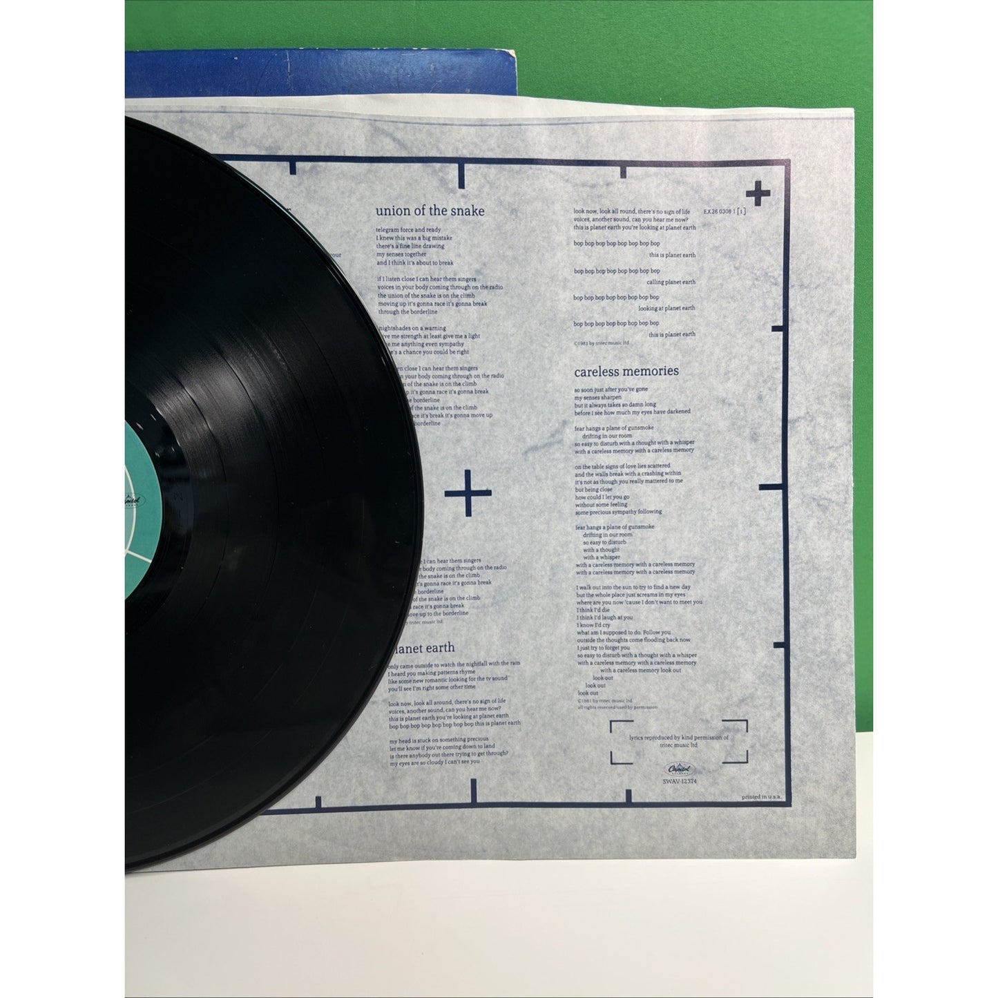 Duran Duran Arena Recorded Around the World 1984 Vinyl LP Record Gatefold