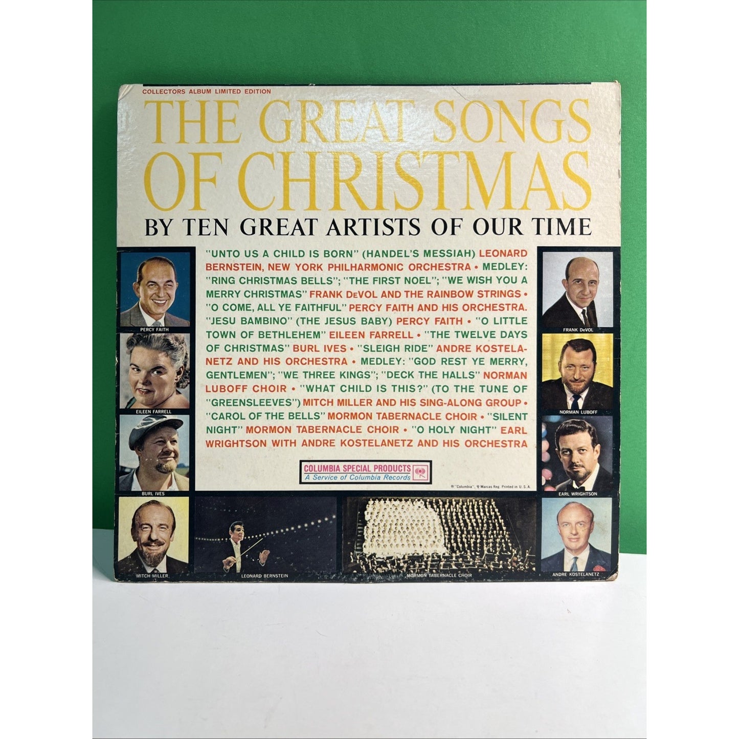 The Stories Behind the Great Songs of Christmas By Ten Artists Columbia Records