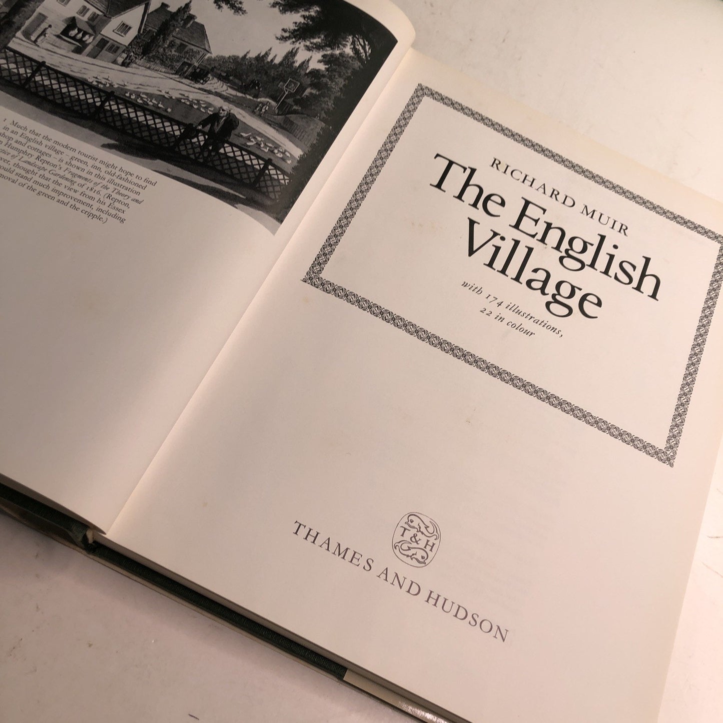 The English Village 1980 Richard Muir HC DJ Illustrated