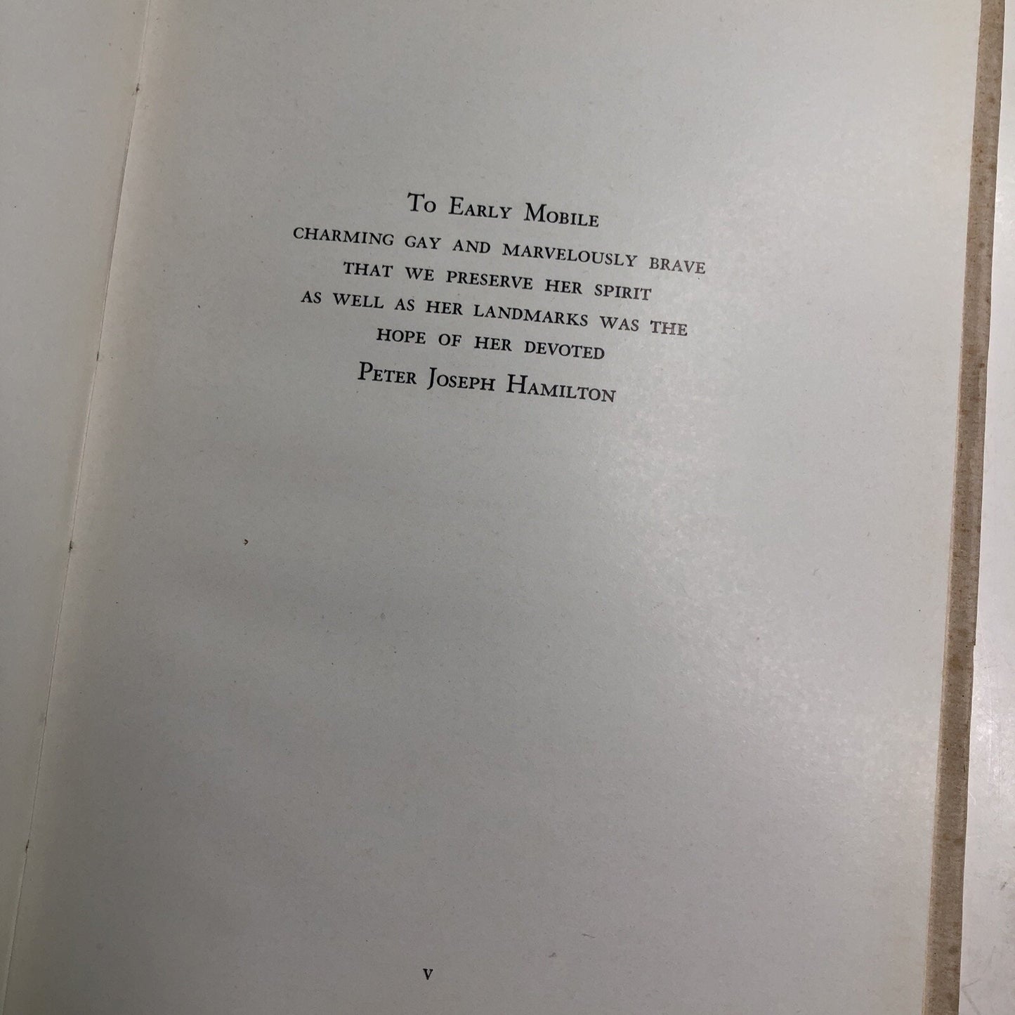 1948 The Chevalier d’Iberville By Hamilton HC DJ Mobile Alabama Preservation Soc