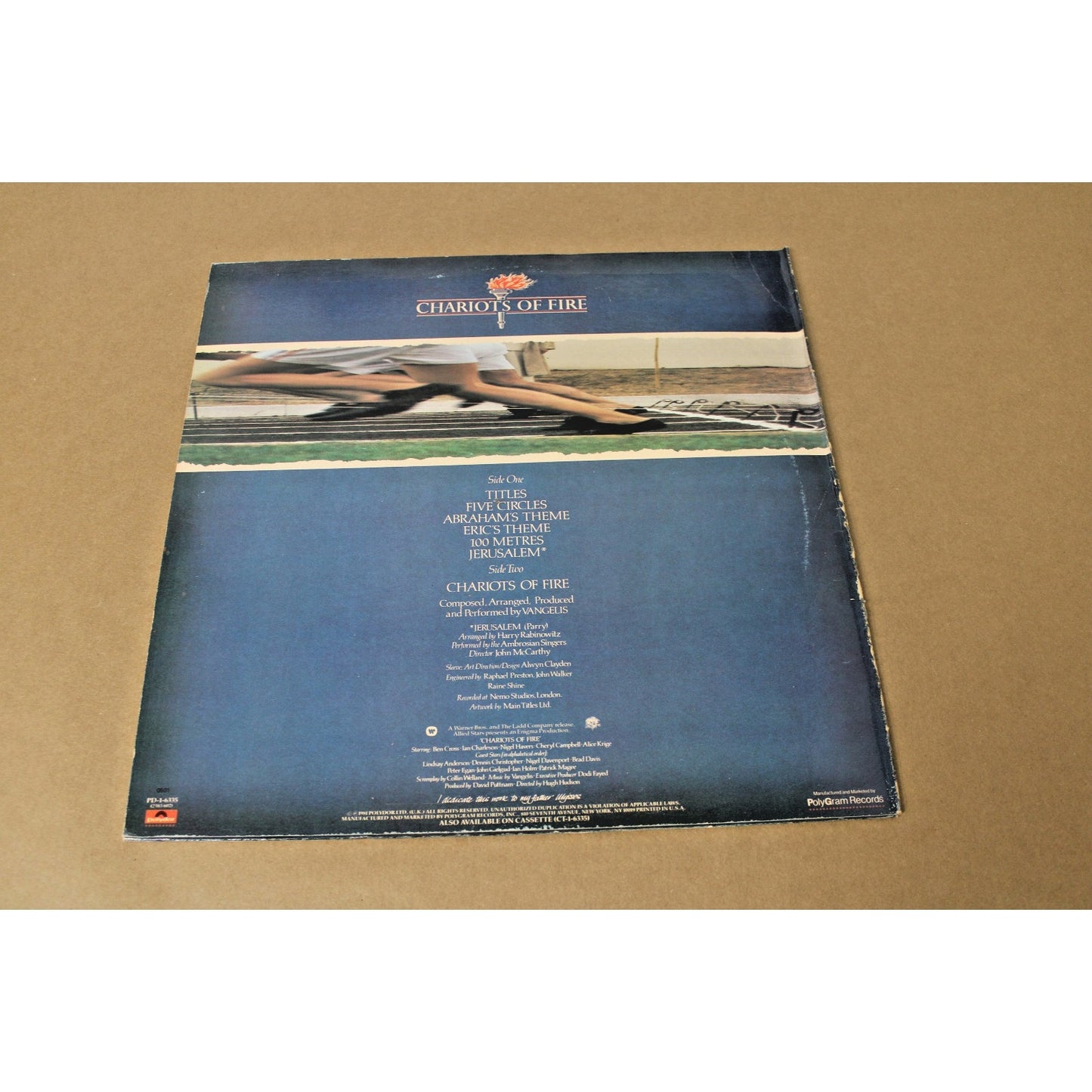 1981 Oscar-Winning Soundtrack, Chariots of Fire by Vangelis, CS-80 Synthesizer