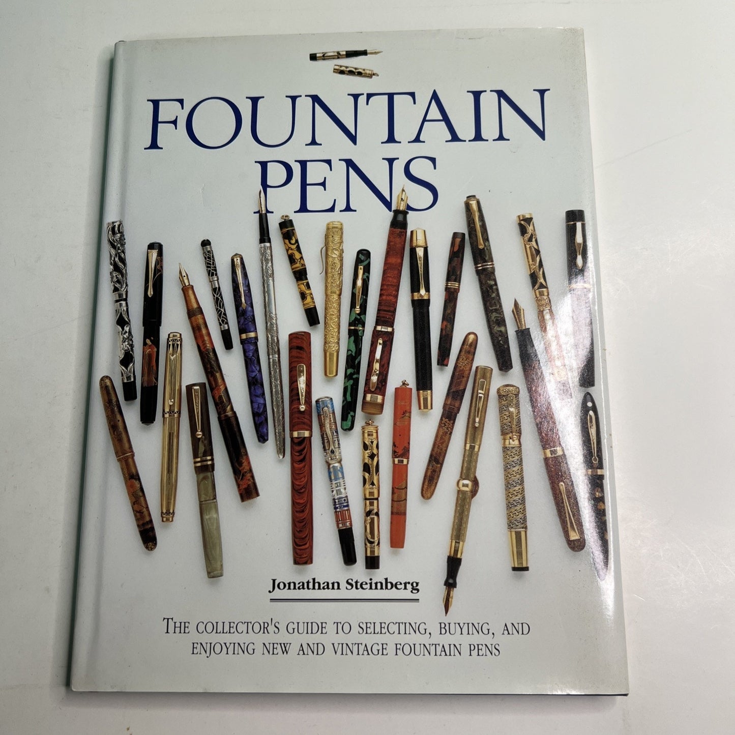 FOUNTAIN PENS COLLECTOR'S GUIDE BY JONATHAN STEINBERG 1994 HC DJ ILLUSTRATED
