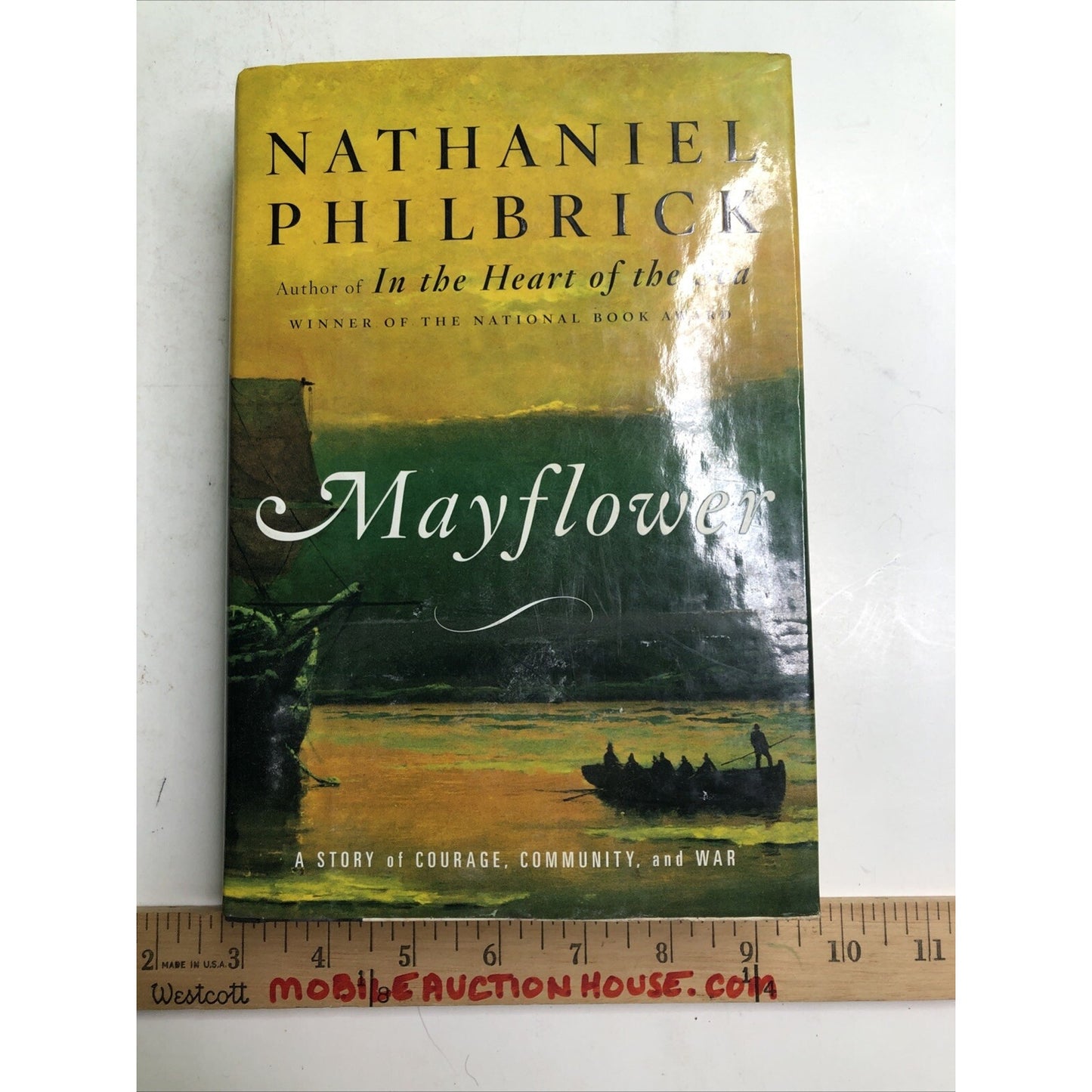 Mayflower Hardcover Book Pilgrims New World by Nathaniel Philbrick 2006 DJ