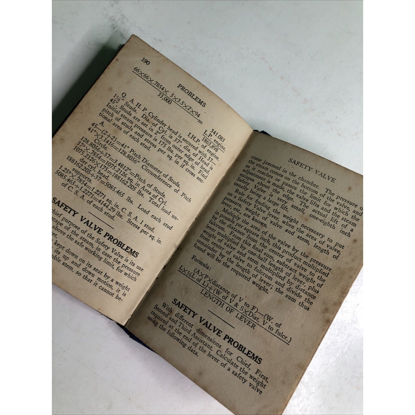 The Blue Book of Facts of Marine Engineering Steam and Gas License 1942 HC