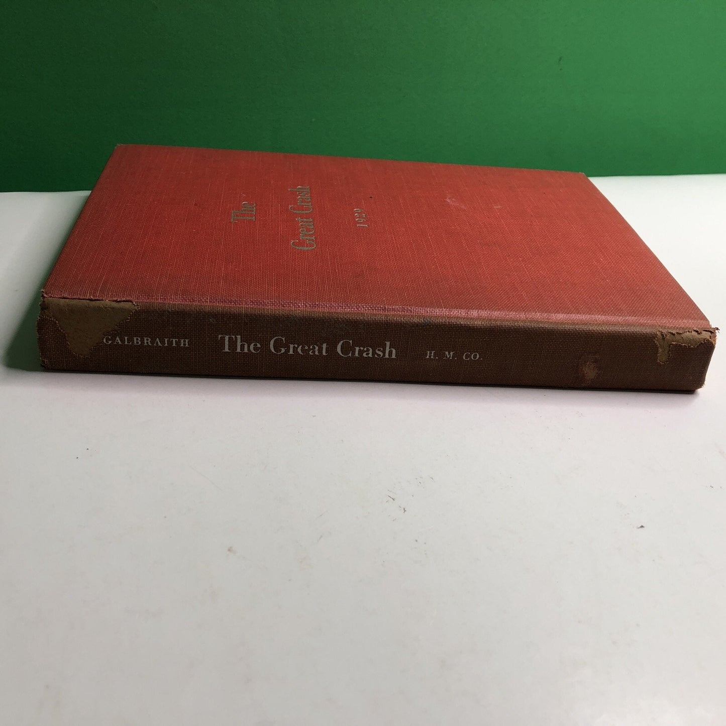 The Great Crash 1929 by John Kenneth Galbraith 1st Edition No DJ Published 1955