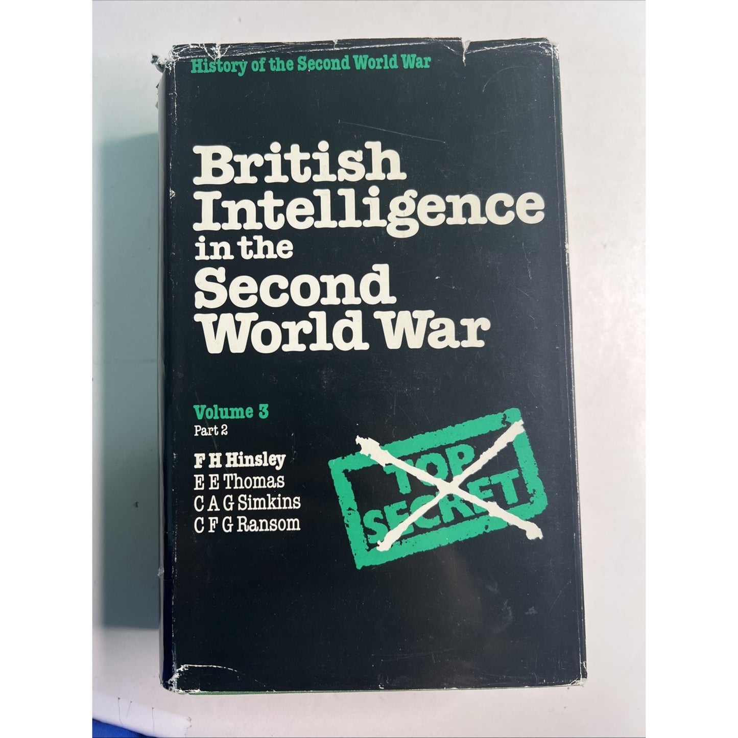 BRITISH INTELLIGENCE IN THE SECOND WORLD WAR by Hinsley 5 Vols 6 Books HC DJ