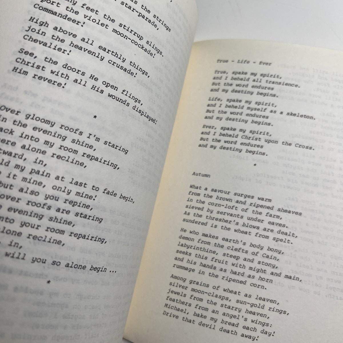 Pair Of Translations Various Poets & Steffen by Virginia Brett Eurythmy Forms