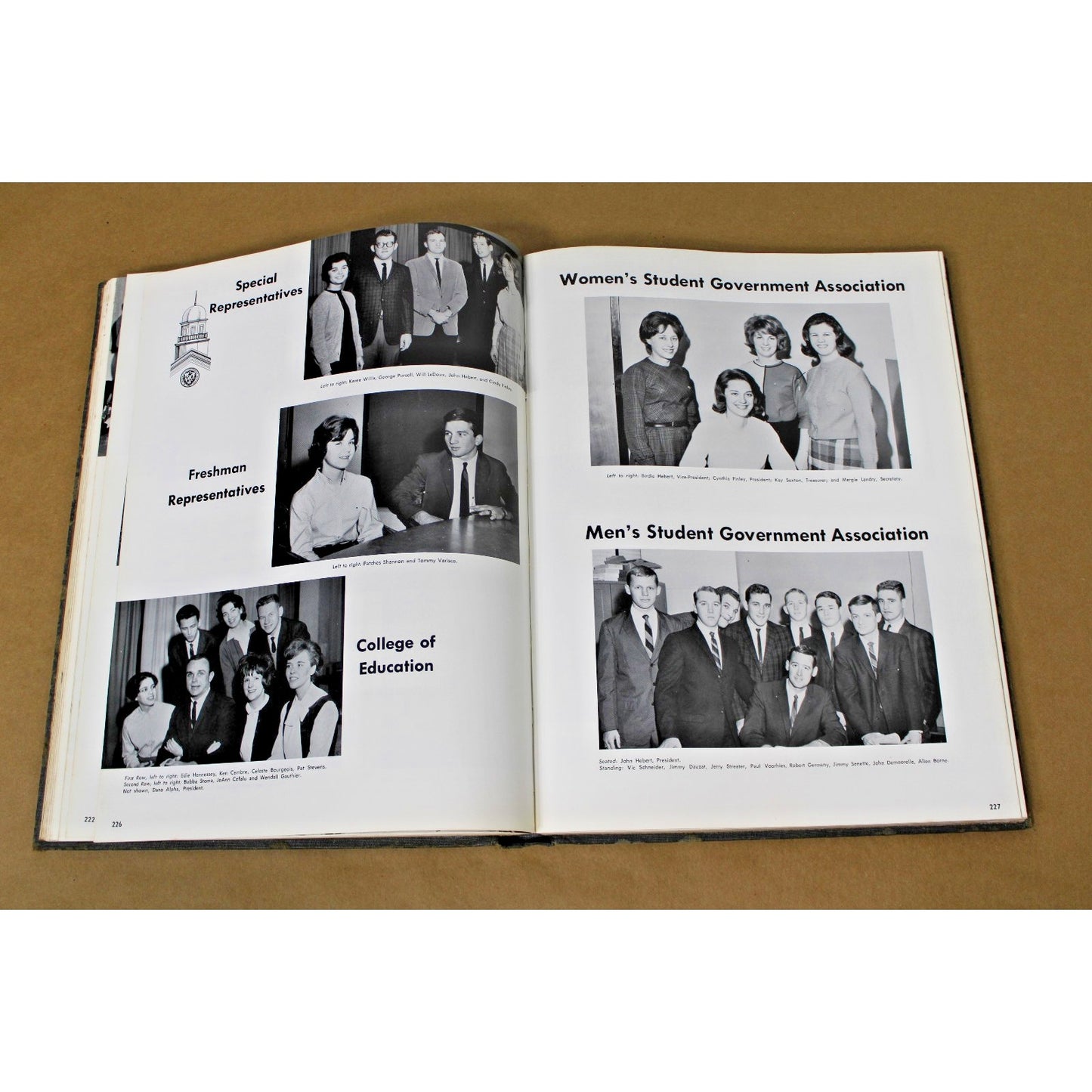 1964 University of Southwestern Louisiana "L'acadien" Vintage Yearbook
