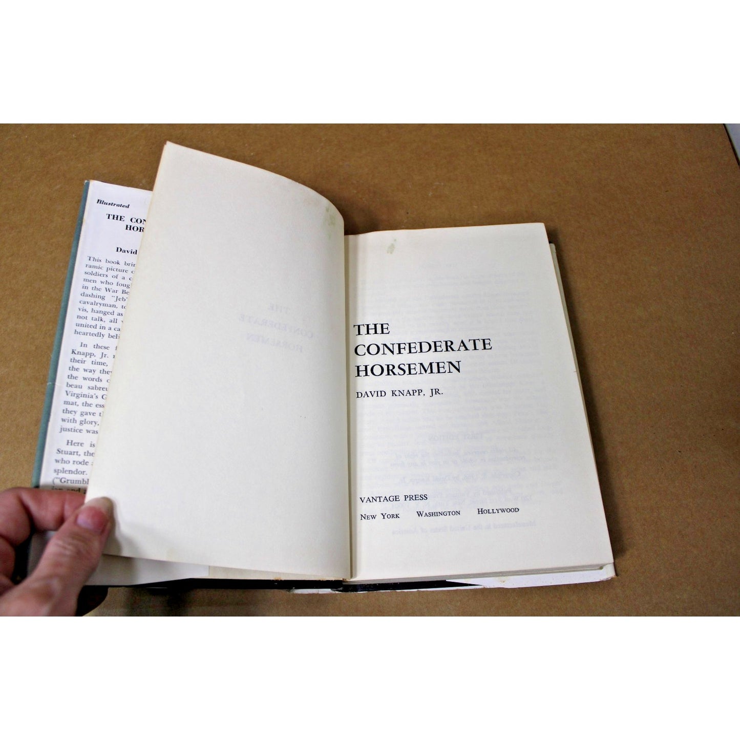 1966 Signed First Edition, The Confederate Horsemen, David Knapp, Jr, Mobile, AL
