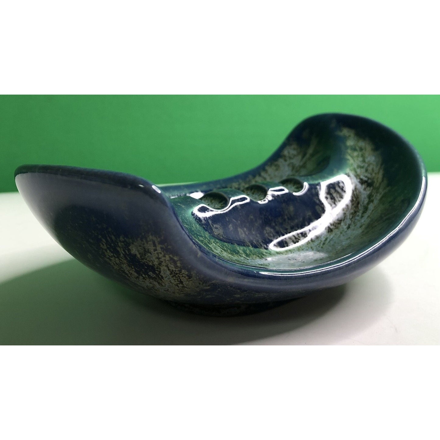 Rare Vintage Pinewood Pottery ASHTRAY By EDITH HARWELL Fairhope AL Alabama Smoke