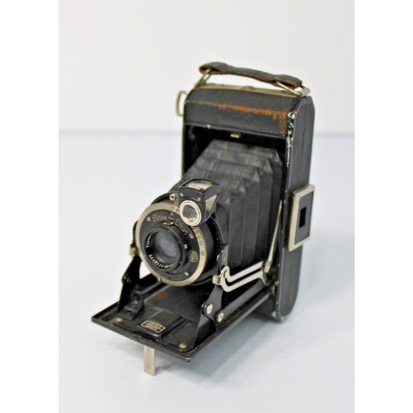 Vintage 1930s Zeiss Ikon 520/14 German Folding Bellows Camera for 2x3in, 5x7.5cm