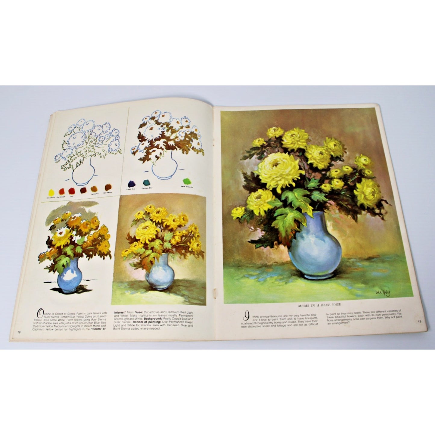 Flowers & Designs to Copy- Lola Ades, Walter Foster #157 Vintage Art Instruction
