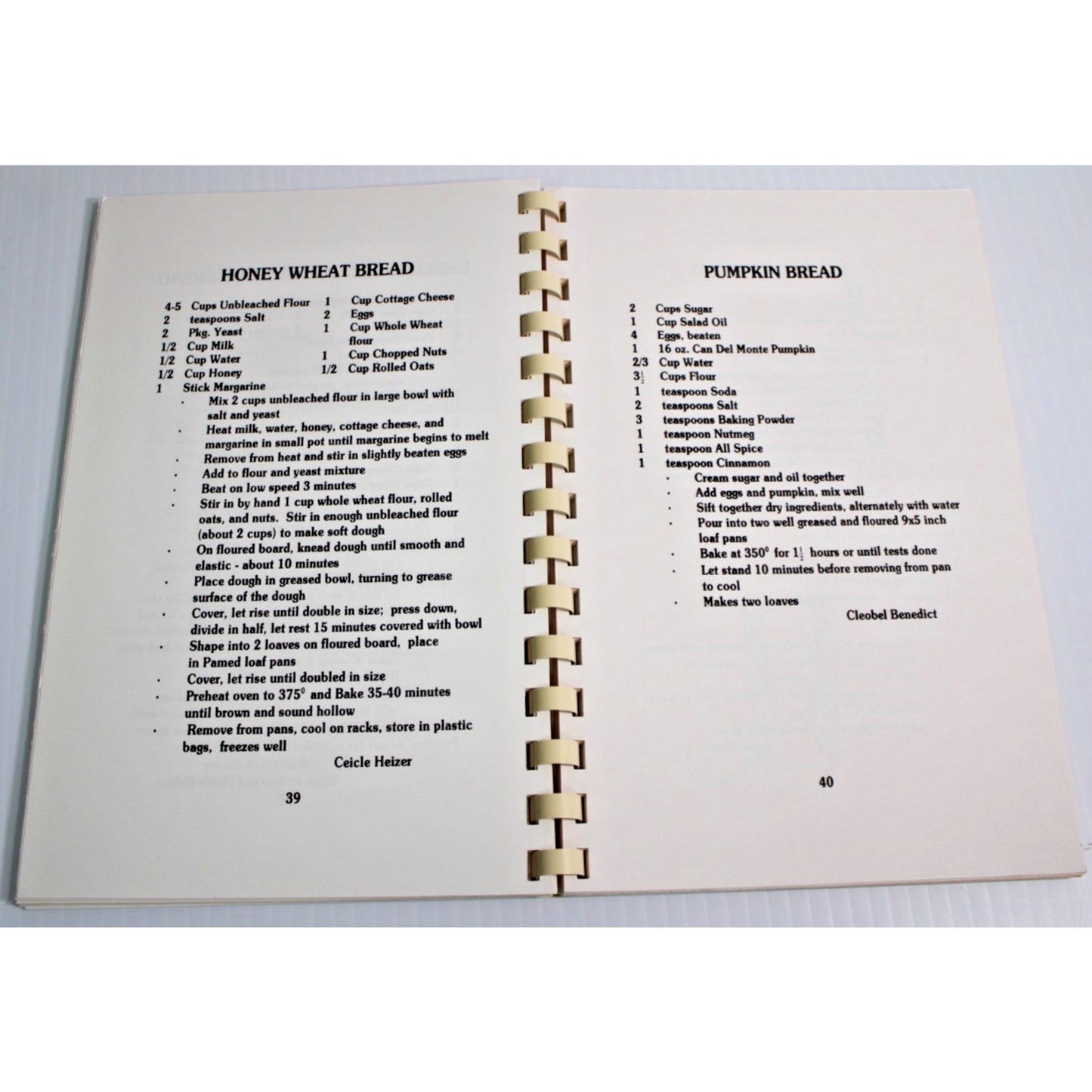 Vintage Westminster Seventh-Day Adventist Church Cook Book Vegetarian Recipes