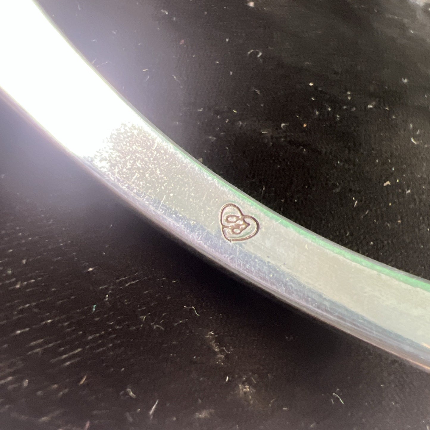 Brighton Silver Tone Bangle Bracelet Etched Design