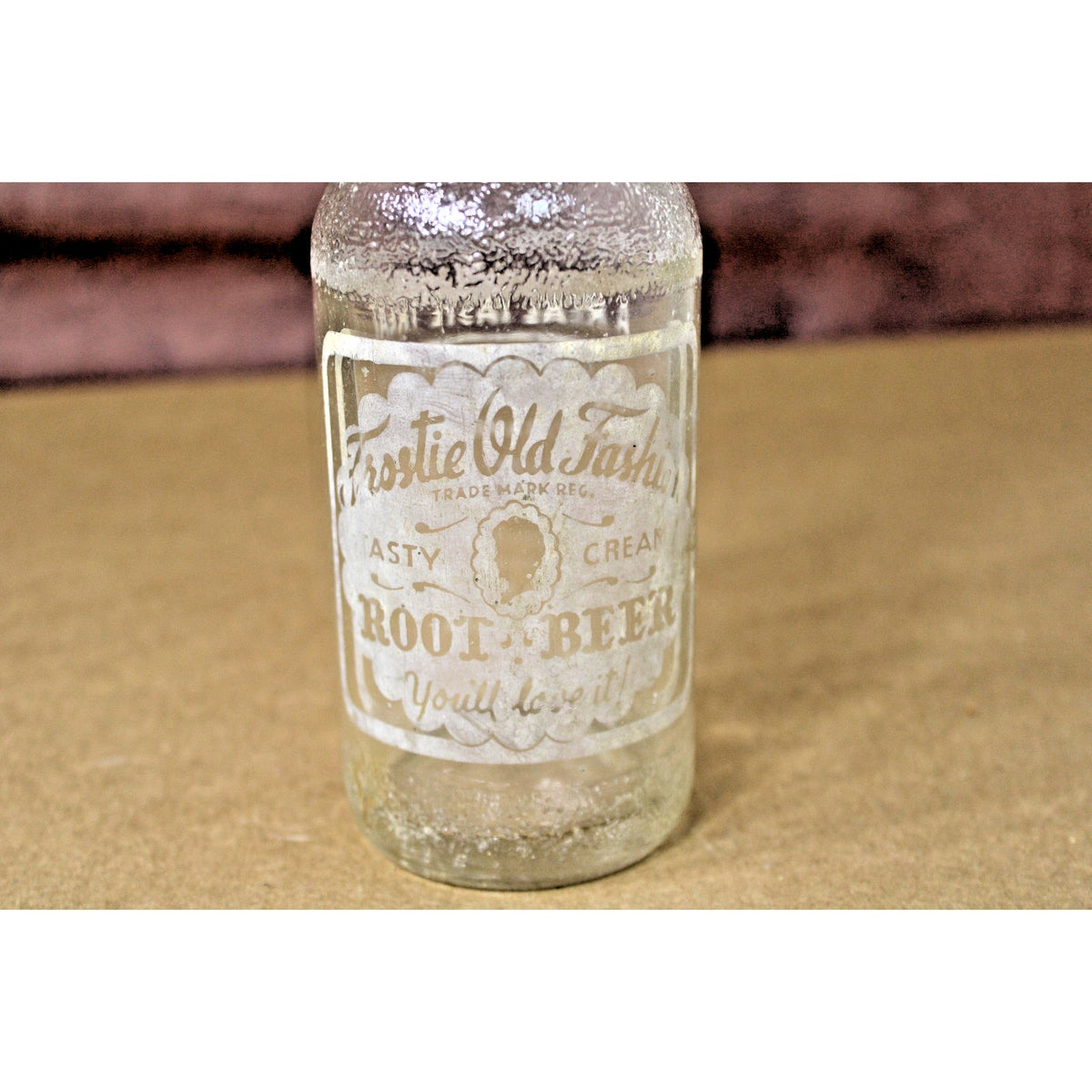 Mobile, Alabama Vintage Root Beer Bottle 1950s Frostie Old Fashion 12 oz
