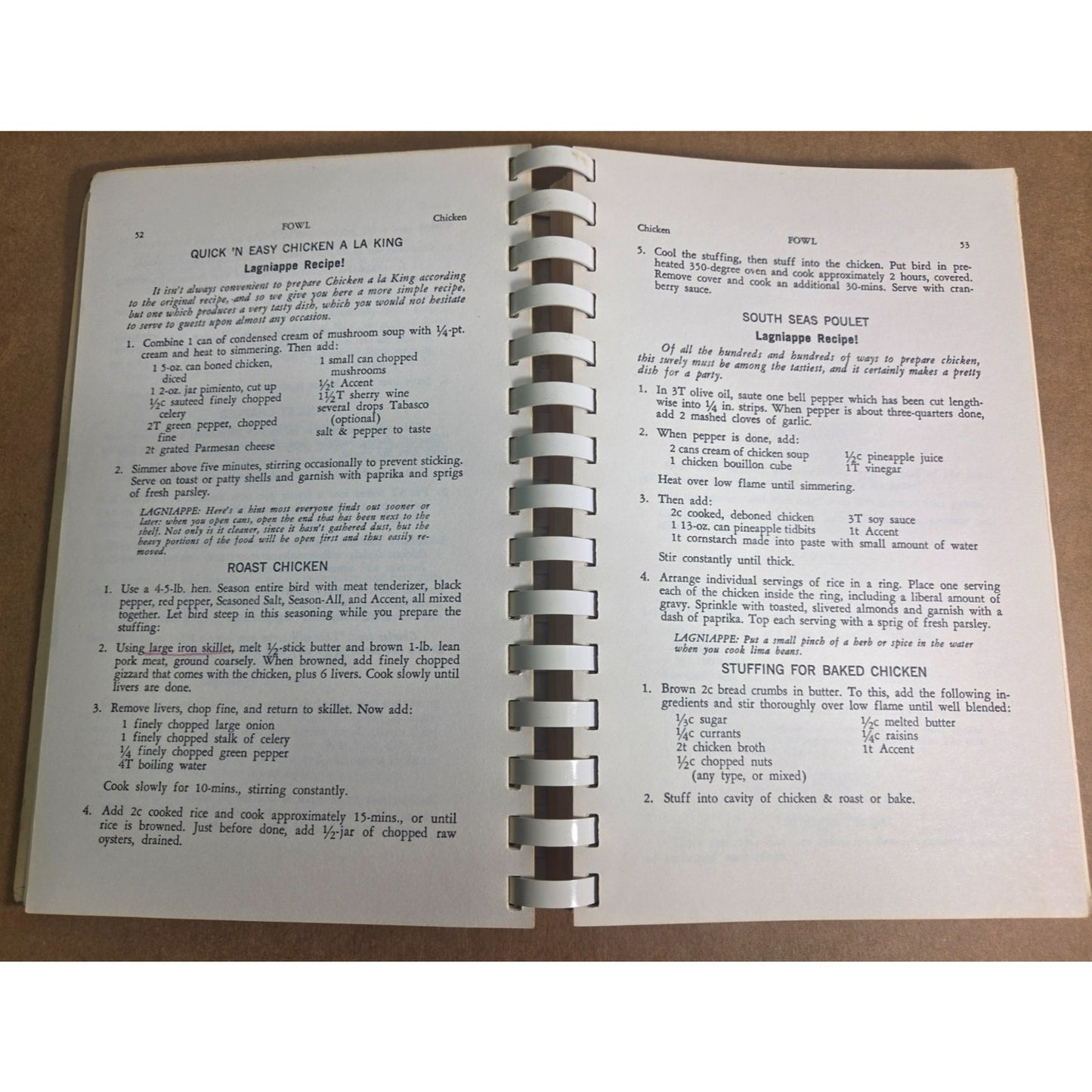 Vintage Louisiana Cajun Country Cookin' John & Glenna Uhler, 1971 Baton Rouge LA
