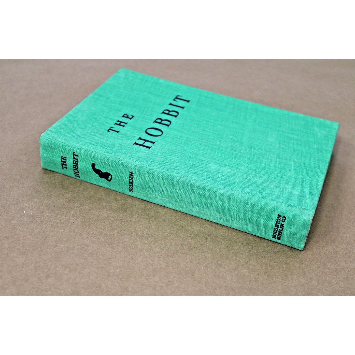 "The Hobbit" by J.R.R TOLKIEN, Houghton Mifflin, c.1966 Green HC/DJ VG+