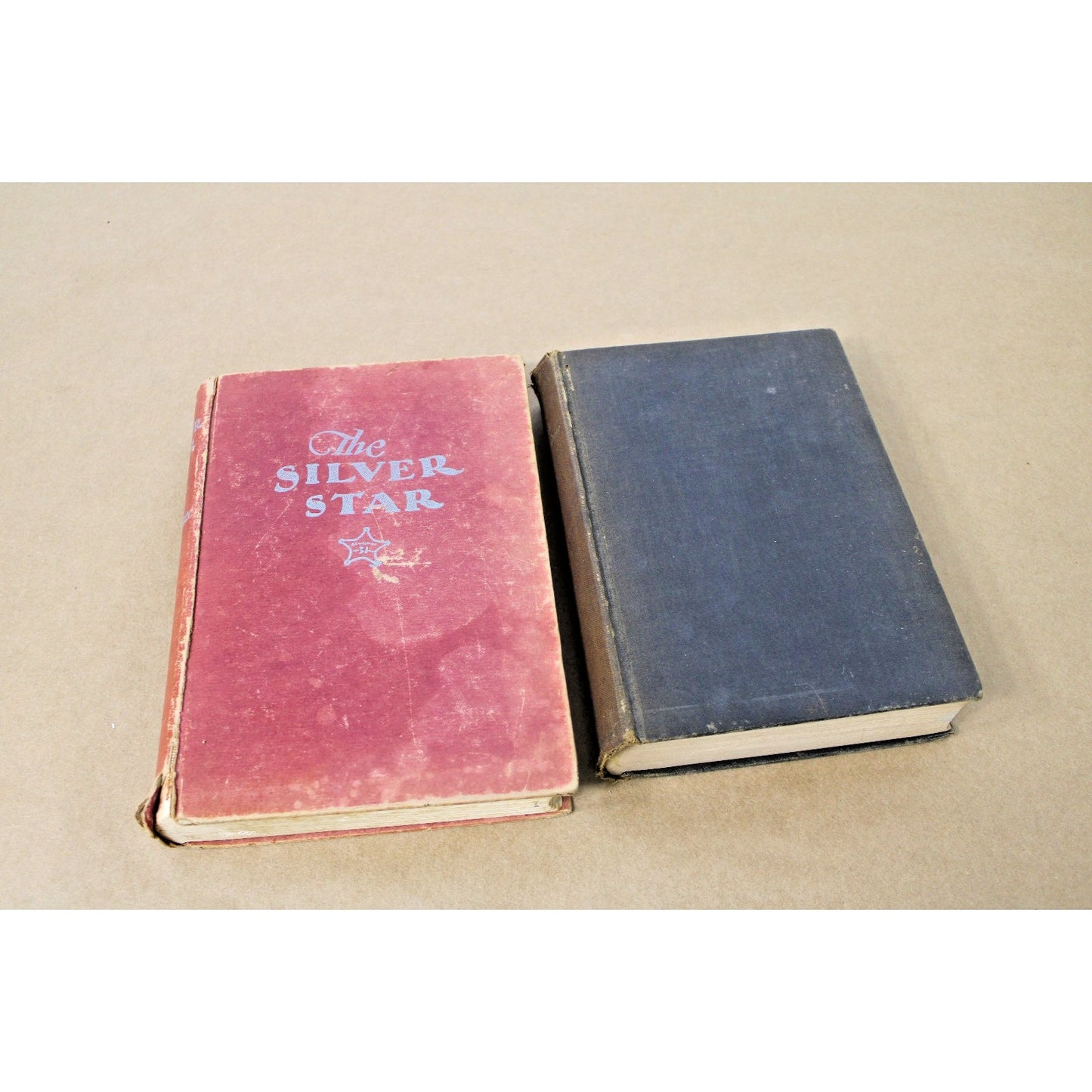 2 VTG Books The Silver Star by Jackson Gregory, Gold And Iron by J. Hergesheimer