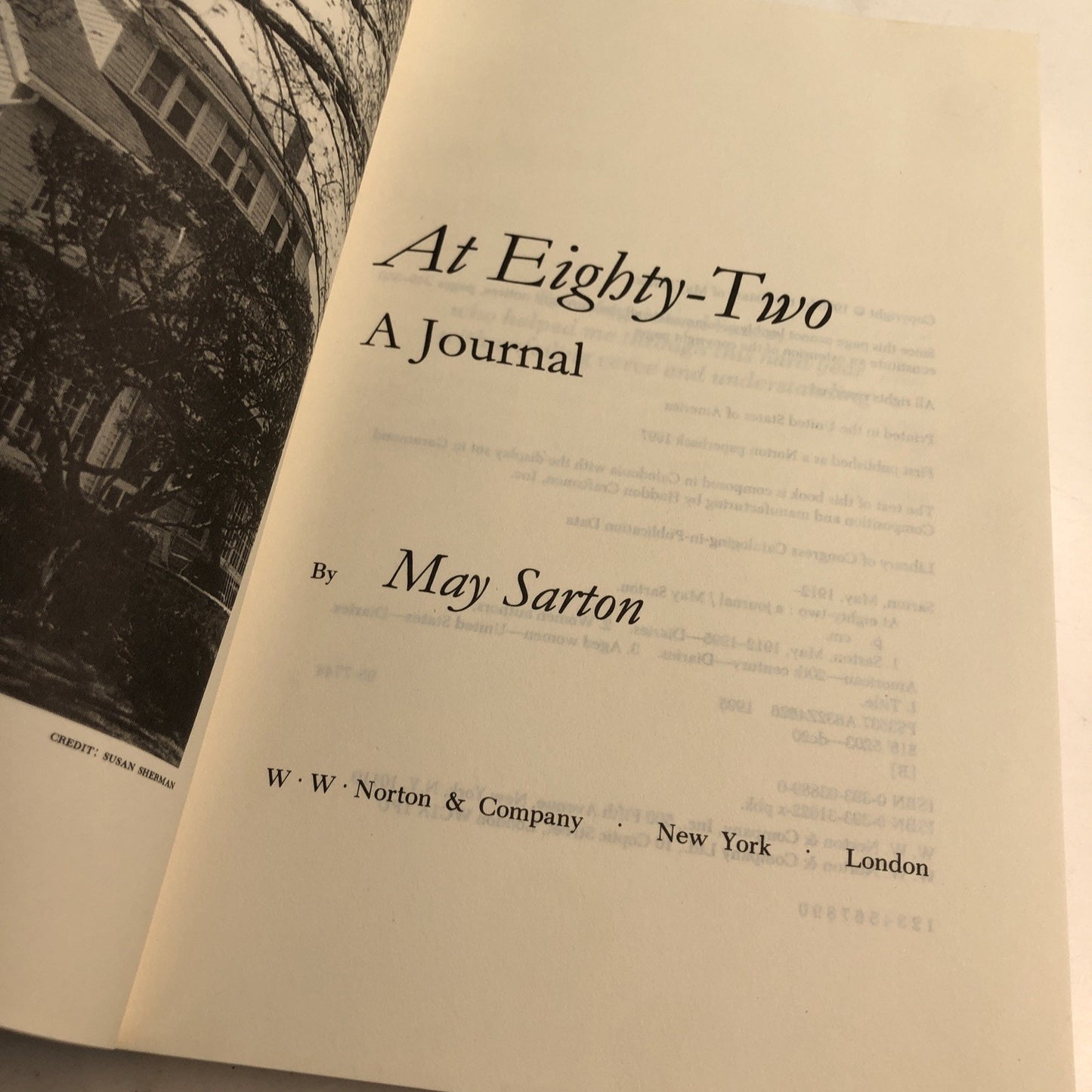 At Eighty-Two: A Journal by May Sarton 1996 PB Autobiography