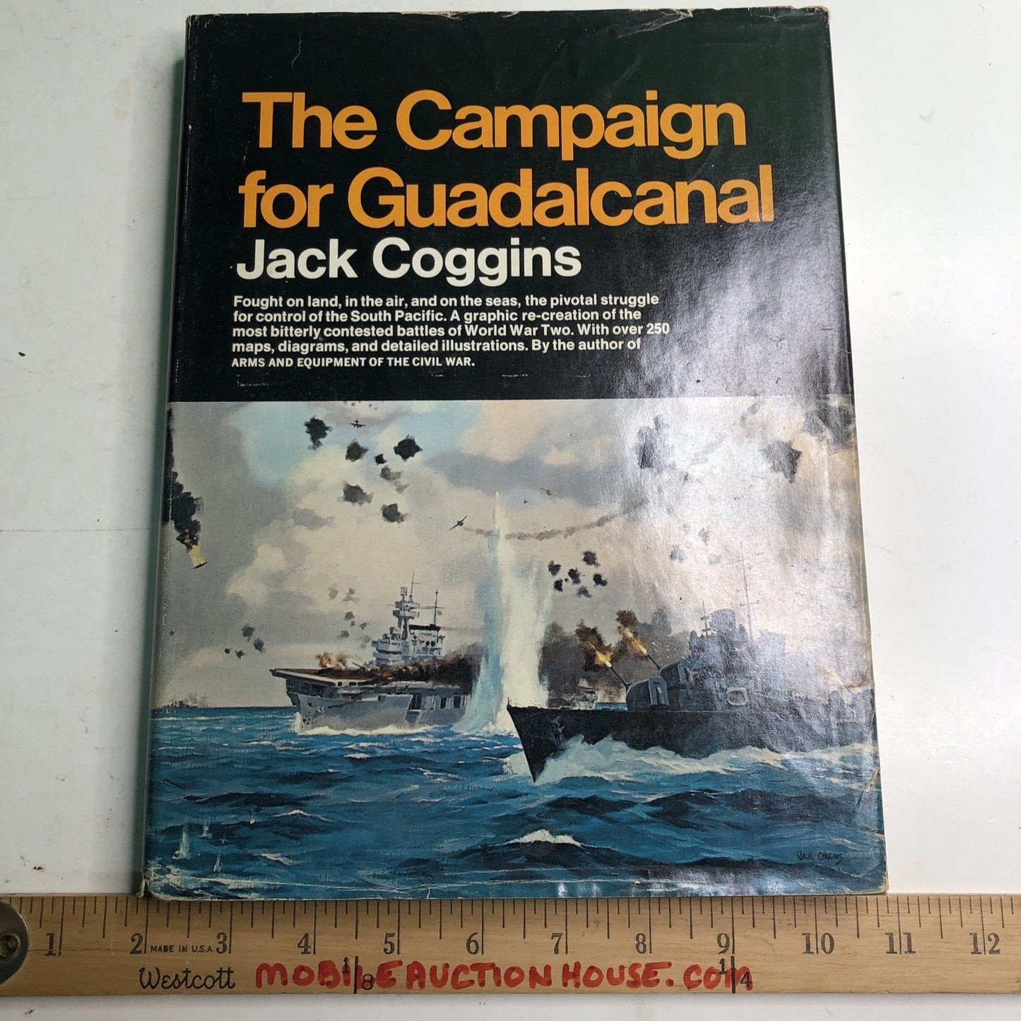 THE CAMPAIGN FOR GUADALCANAL Jack Coggins HC DJ 1972 Illustrated