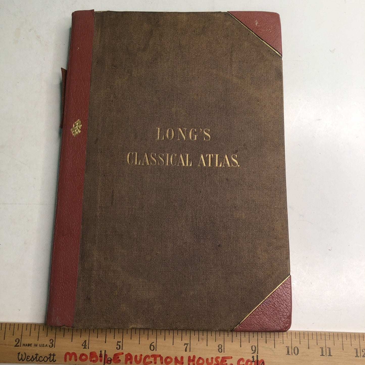 1866 Atlas of Classical Geography George Long William Hughes 26 Plates Index Map