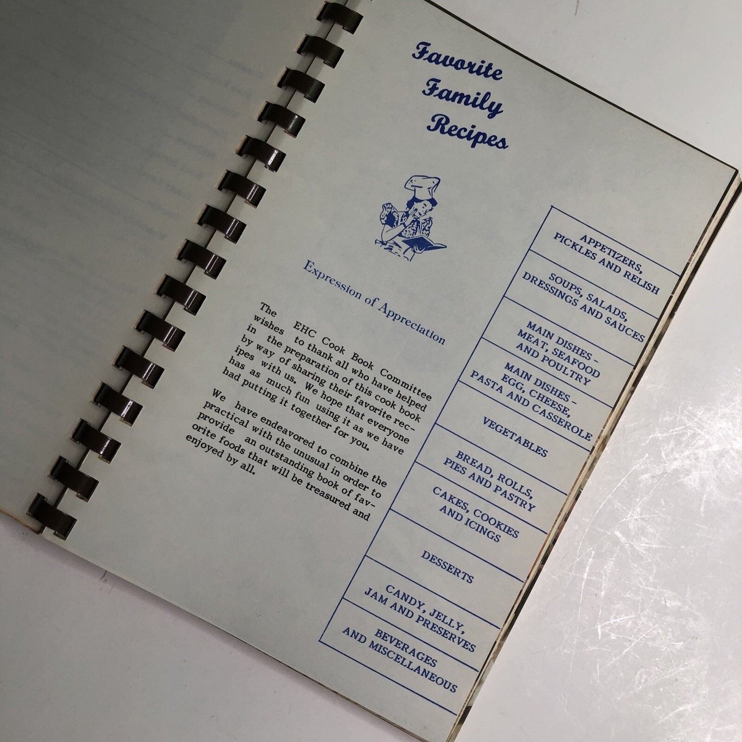 1985 Alabama Extension Home Makers Council Cookbook Chambers County AL