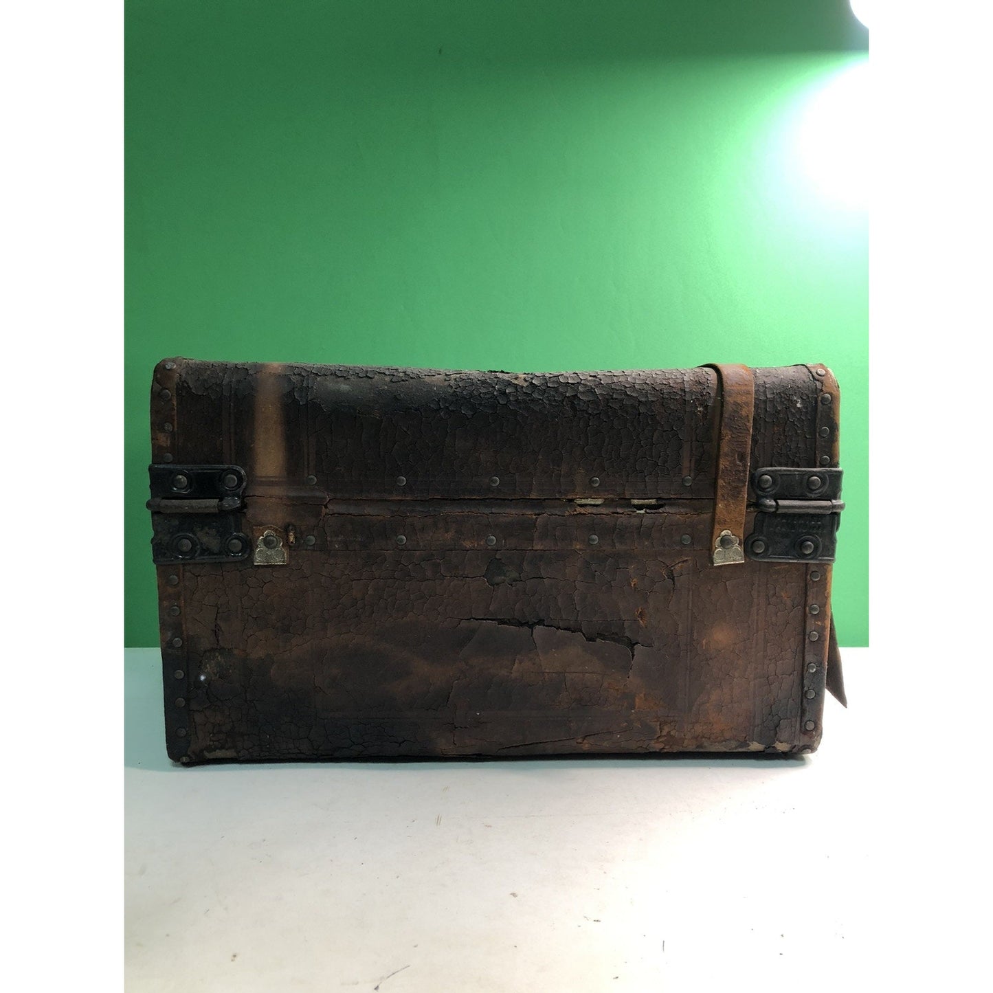 Circa 1800’s Trunk Knights Templar Masons Mobile Alabama ALA AL Percy B. Dixon