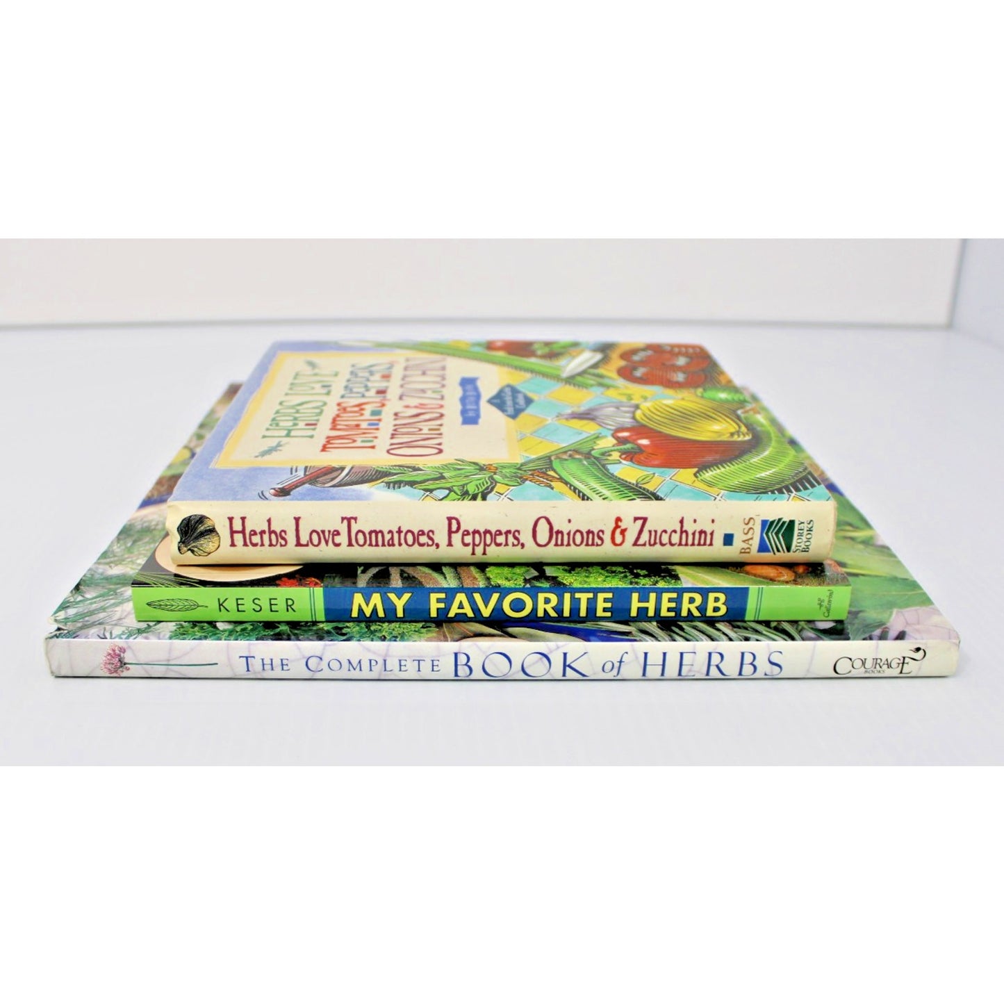 The Complete Book of Herbs; My Favorite Herb; Herbs Love Tomatoes- Lot of 3