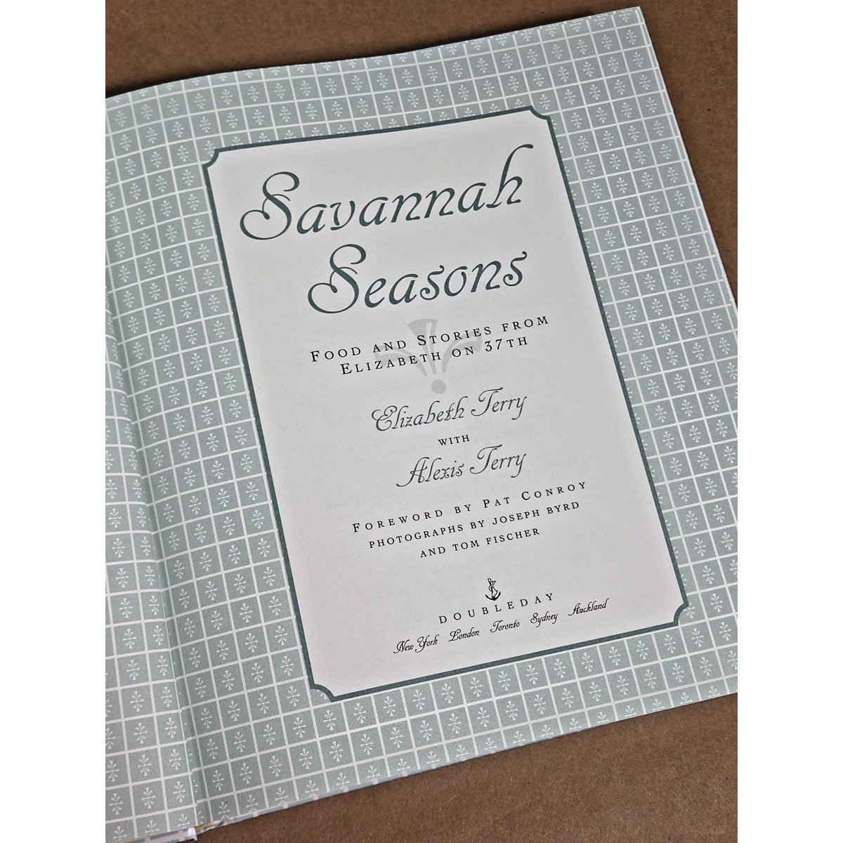 Savannah Seasons Cookbook Elizabeth Terry 1st Ed Southern Recipes Savannah GA
