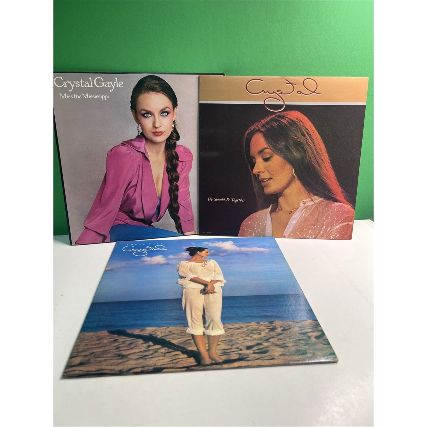 Lot Of 3 CRYSTAL GAYLE LP Records Mississippi We Should Be Together These Days