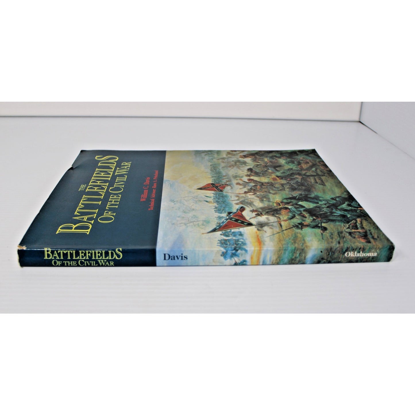 Battlefields Of The Civil War- William C. Davis, Illustrated History, Maps, 2000