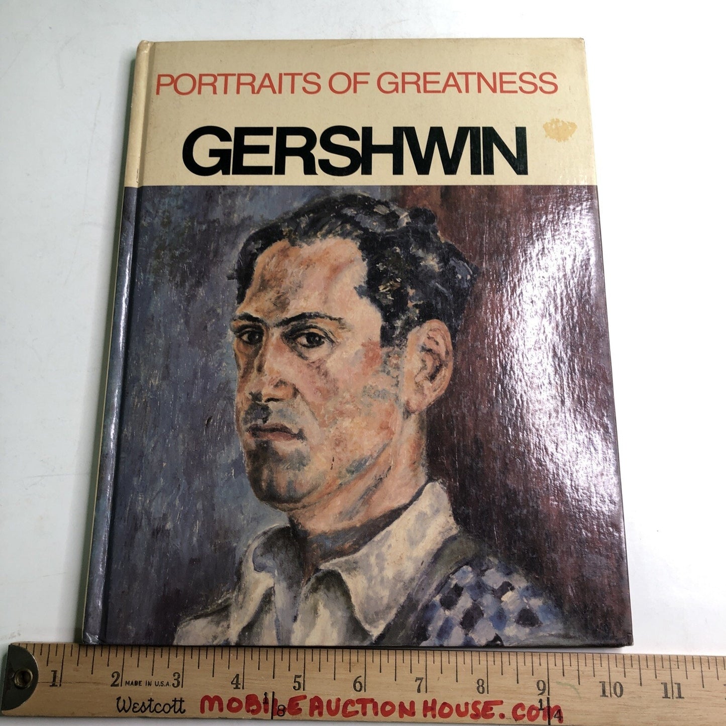 1987 GERSHWIN Portraits Of Greatness by Florence Stevenson DeSantis HC 1st Ed.