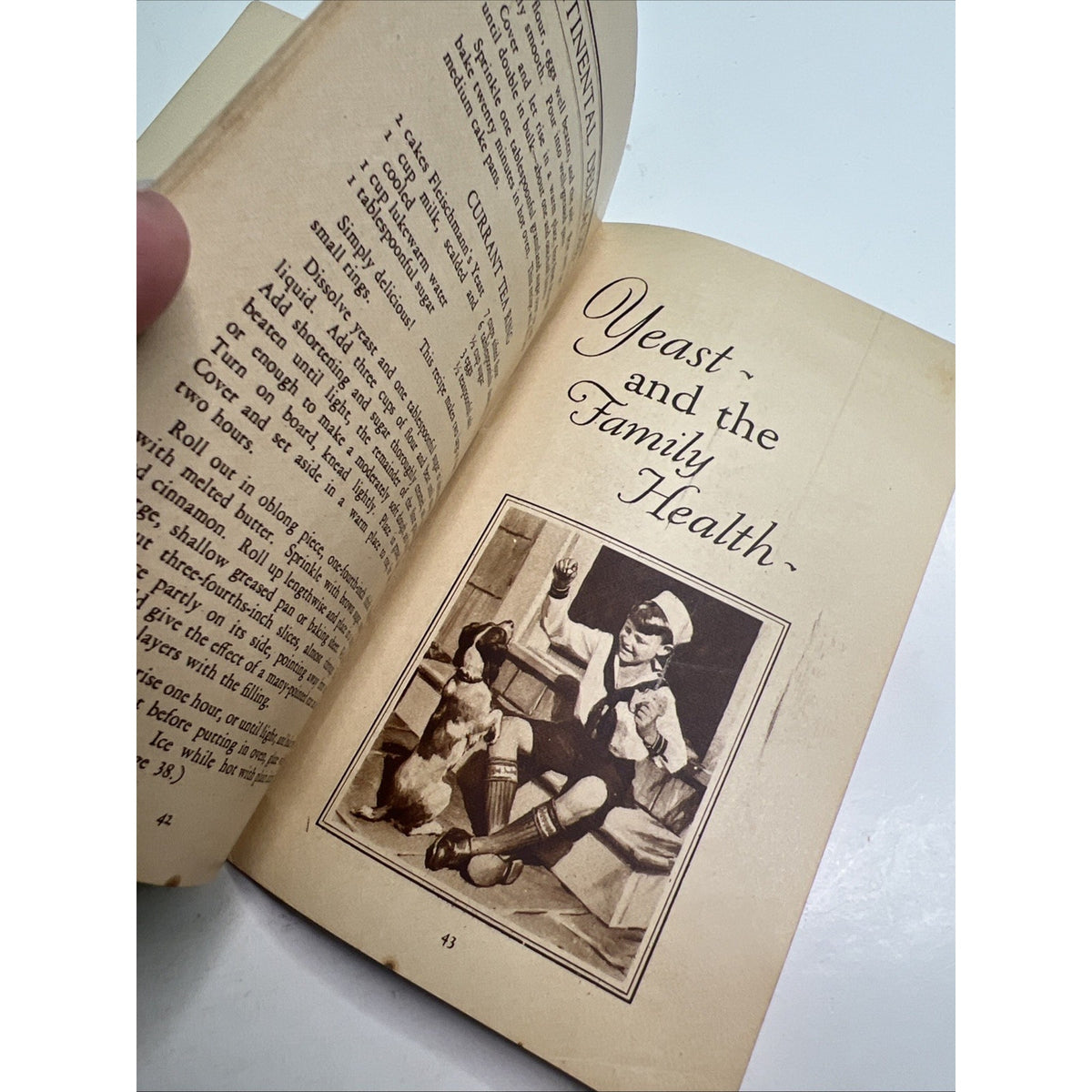 Vintage 1920 Fleischmann Co. Delicious Recipes 37 Delightful Breads & Some Cakes