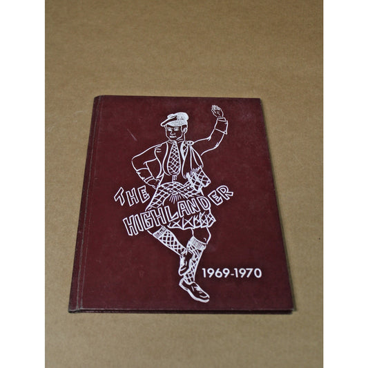Vintage 1969-70 The Highlander Yearbook, Shelburne Junior High, Staunton, VA