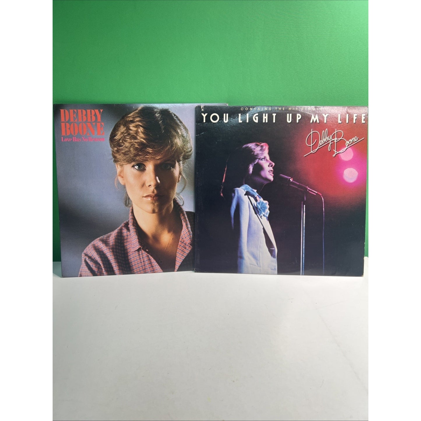 Lot Of 2 DEBBY BOONE LP Albums Love Has No Reason You Light Up My Life Warner