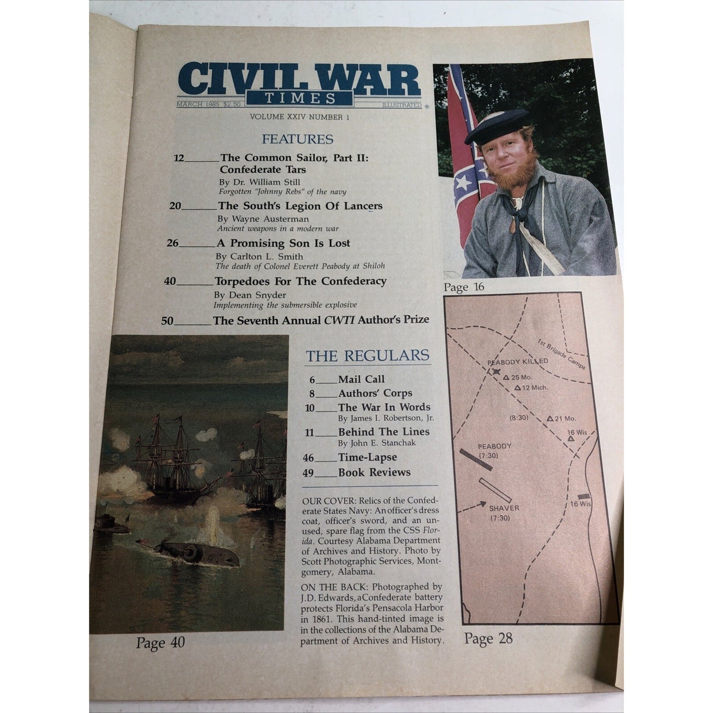 March 1985 Civil War Times Illustrated Magazine
