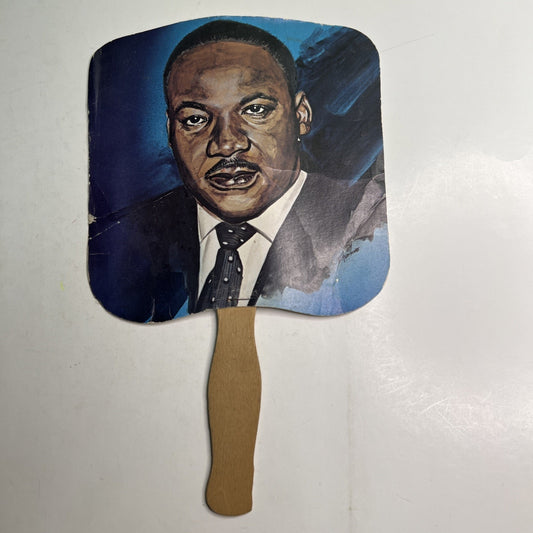 Vintage Martin Luther King, Jr Fan Antique Advertising Decatur Alabama AL