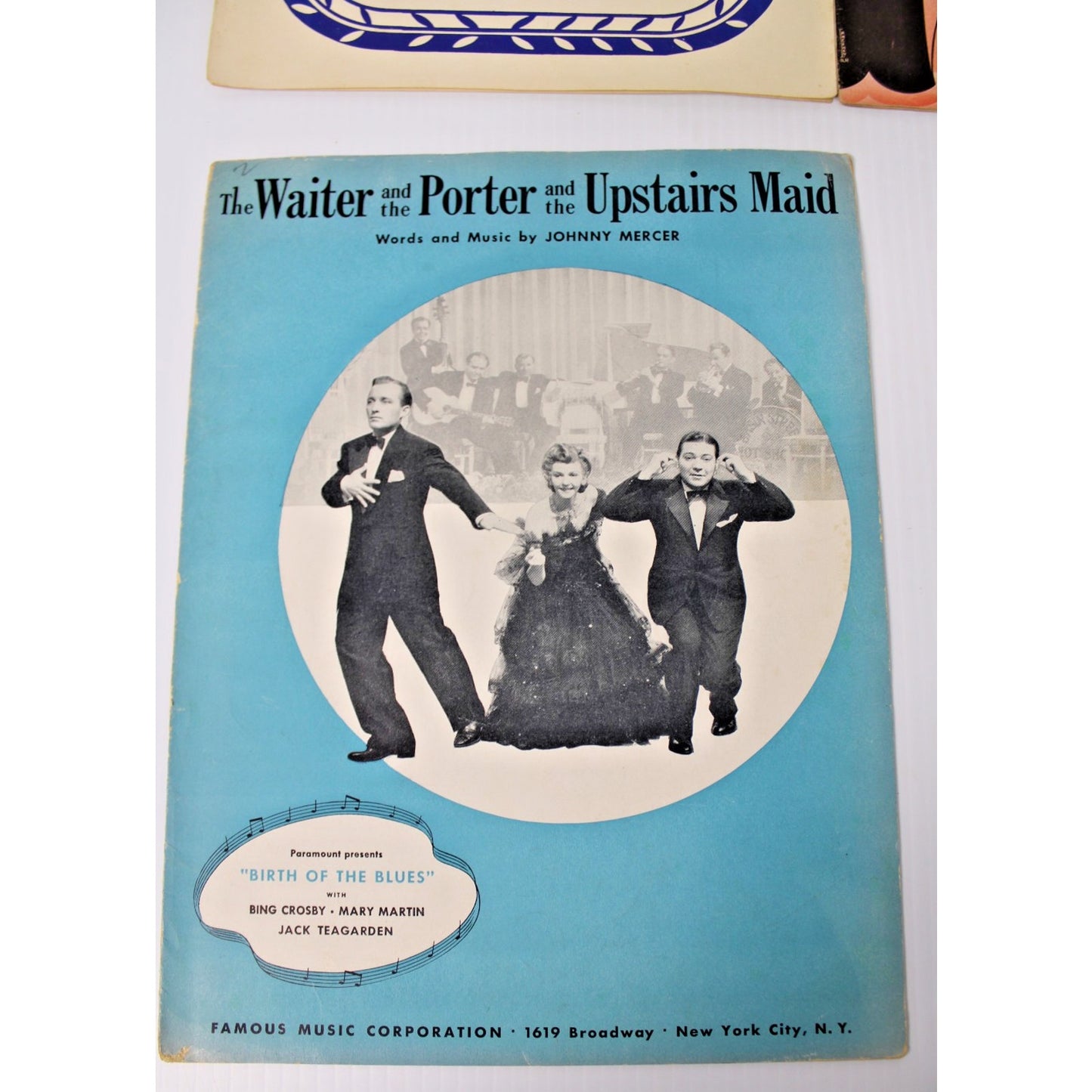 4 Pc. Vintage Sheet Music by Johnny Mercer, Bing Crosby, Andrews Sisters