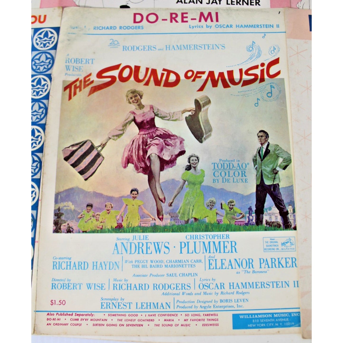 12 Pc Vintage Sheet Music: Lerner & Loewe, Rodgers & Hammerstein
