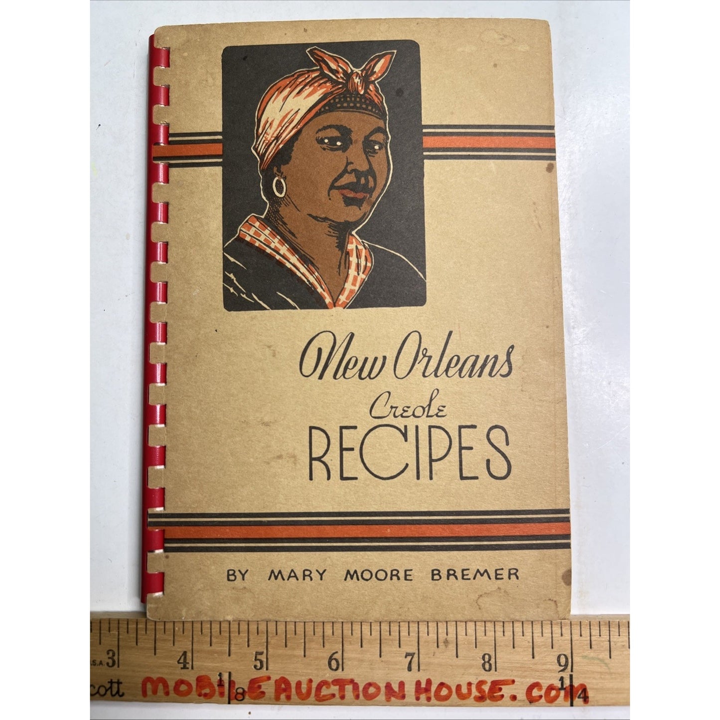 1932 NEW ORLEANS CREOLE RECIPES by Mary Moore Bremer 18th edition 1958
