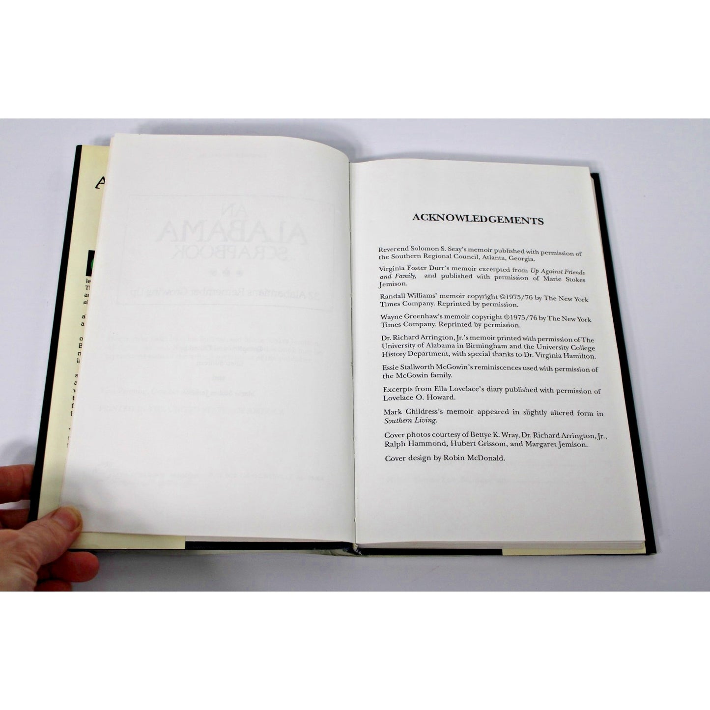 An Alabama Scrapbook: 32 Alabamians Remember Growing Up- Sullivan & Jemison 1988