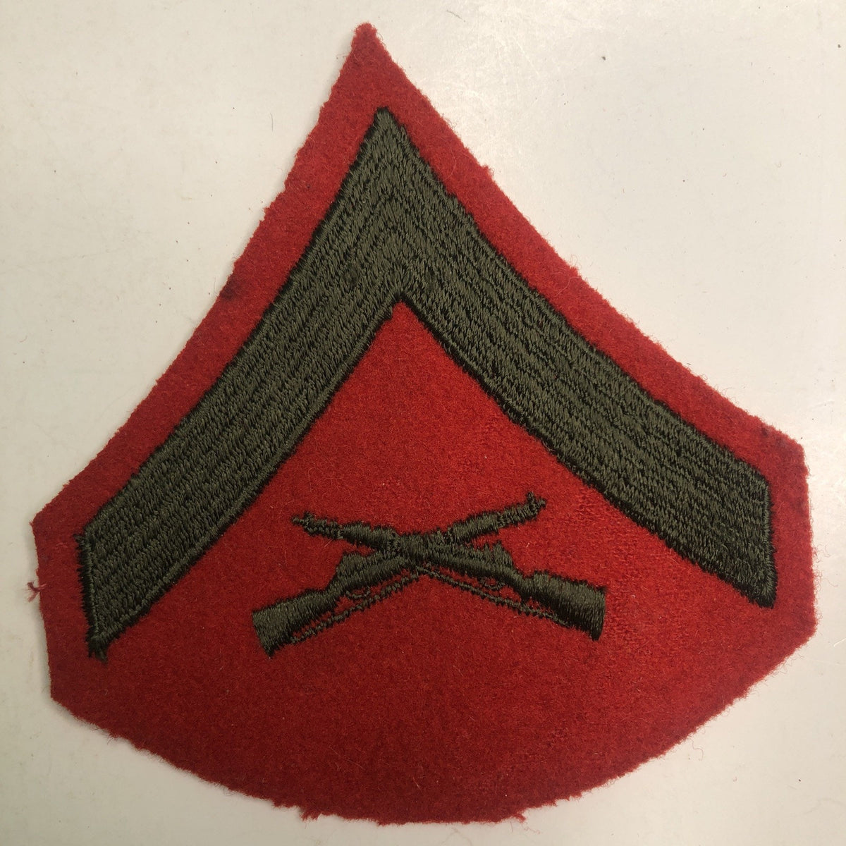 United States Marine Corps USMC Lance Corporal Rank E3 Uniform Insignia Patch